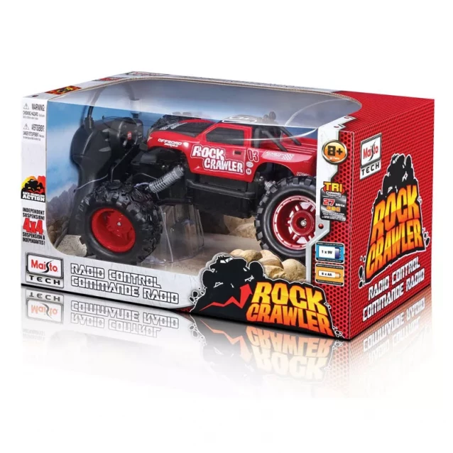 Машинка іграшкова на р/к "Rock Crawler" 81162 red/black - 2