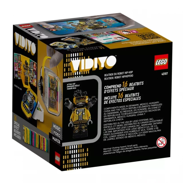 Конструктор LEGO Vidiyo Бітбокс Хіп-Хоп Робота (43107) - 2