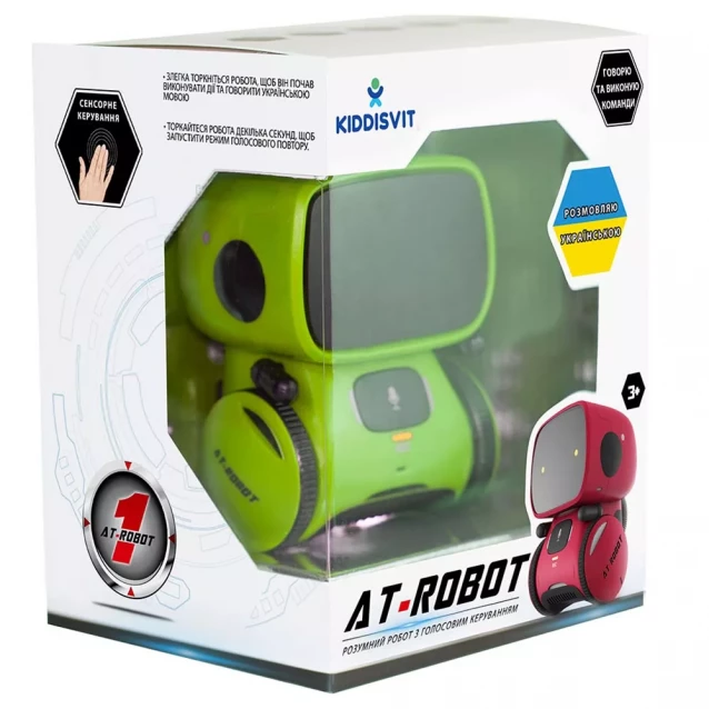 Інтерактивний робот AT-ROBOT з голосовим керуванням зелений, озвуч.укр. (AT001-02-UKR) - 11