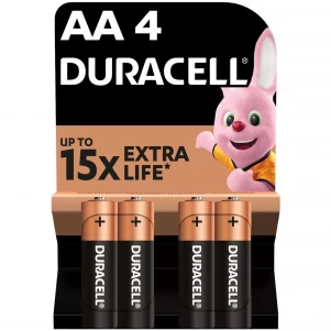 Батарейки лужні Duracell AA 4 шт (5006200/5014441) дитяча іграшка