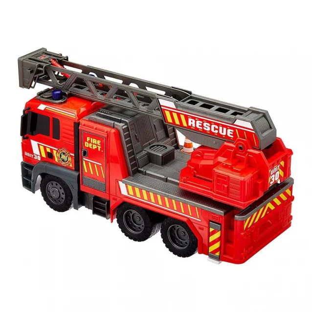 DICKIE TOYS Пожарная машина «MAN», с лестницей 55-71 см, со звук. и свет. эффектами, 54 см, 3 - 2