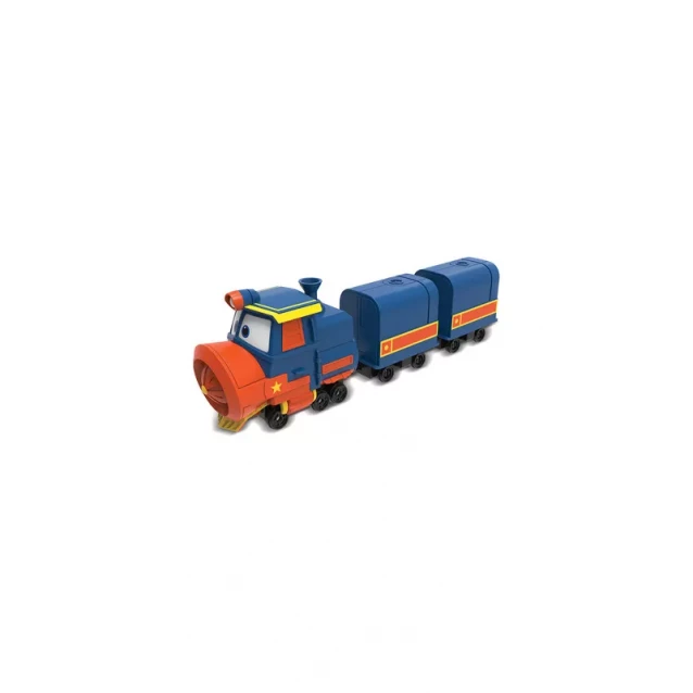 Паровозик с двома вагонами Robot Trains Віктор (80179) - 1