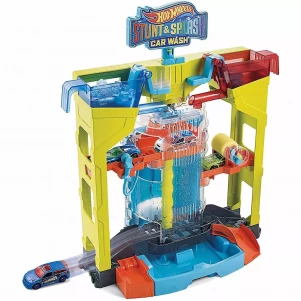 Ігровий набір Hot Wheels Зміни колір Автомийка вибух кольорів (GRW37) дитяча іграшка