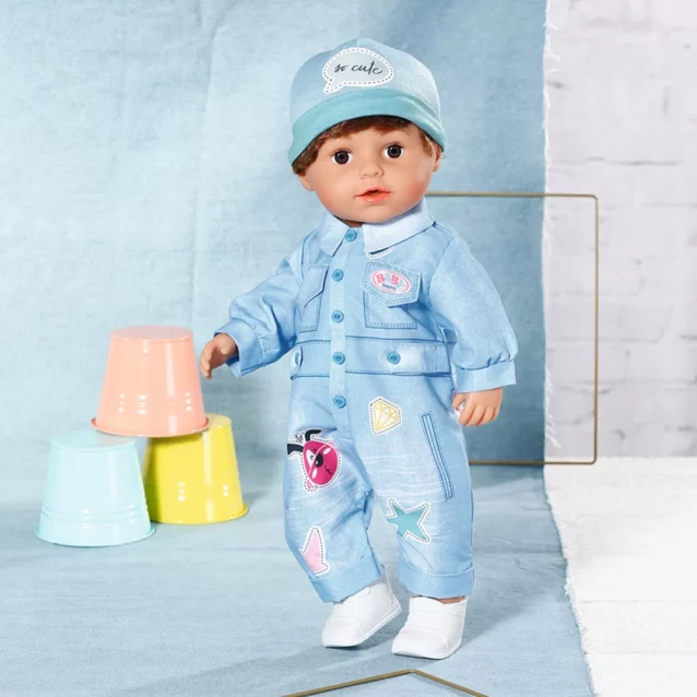 Набор одежды для куклы Baby Born Джинсовый стиль (8325) - 9