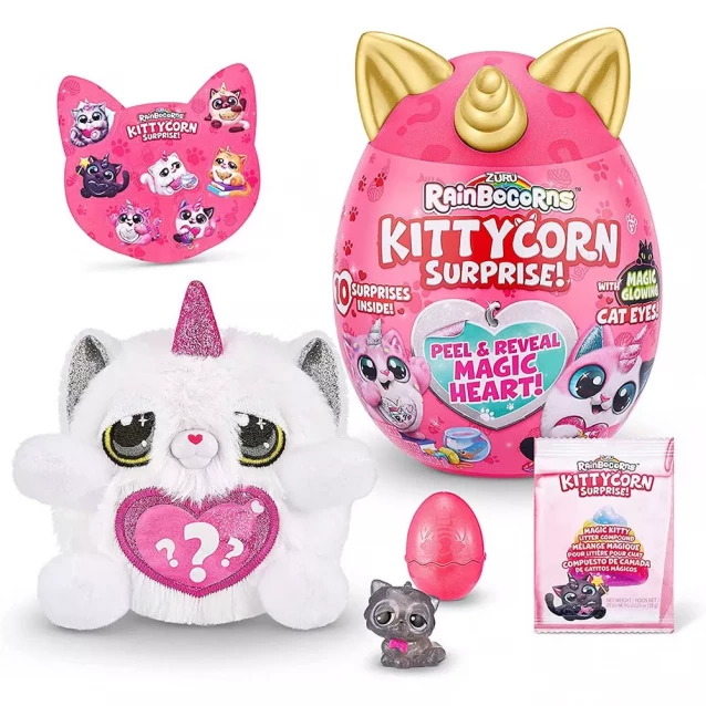 Мягкая игрушка Rainbocorns Kittycorn Surprise! Bubbles (9259H) - 1