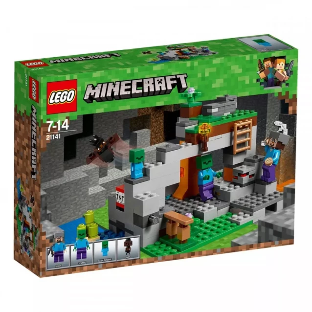 Конструктор LEGO Minecraft Печера Зомбі (21141) - 2