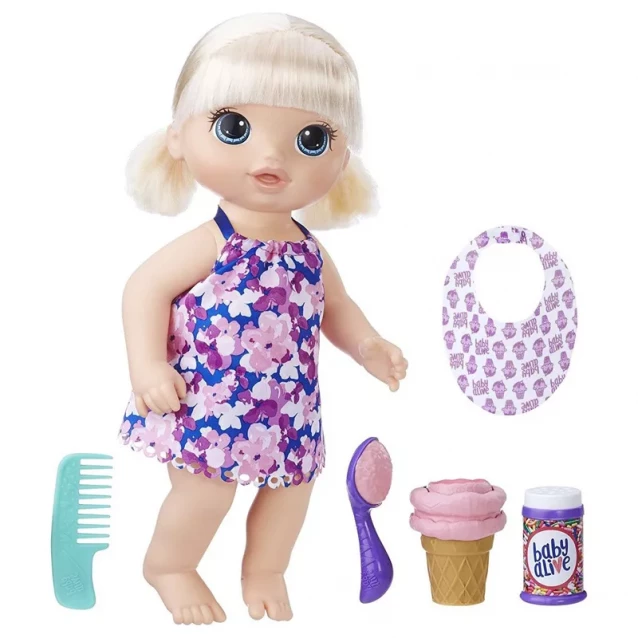 HASBRO Baby Alive лялька Крихітка з морозивом - 1