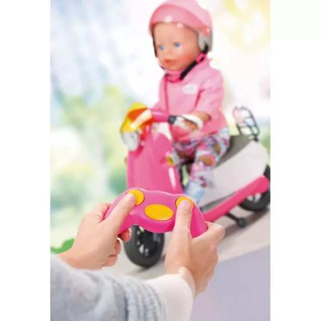 ZAPF Радиоуправляемый скутер для куклы BABY BORN (свет) - 1