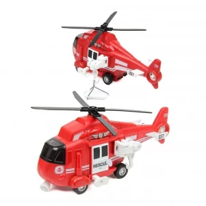Гелікоптер Автопром 1:16 червоний (7674B) дитяча іграшка