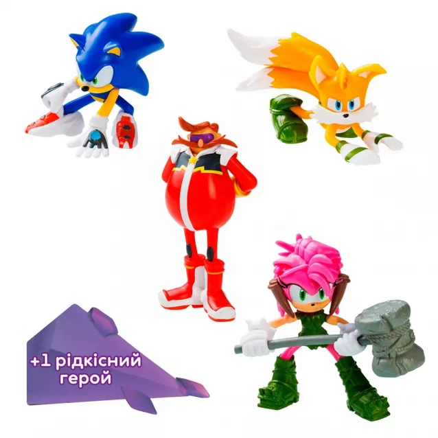 Набір фігурок Sonic Prime Пригоди Емі 6,5 см (SON2040C) - 2