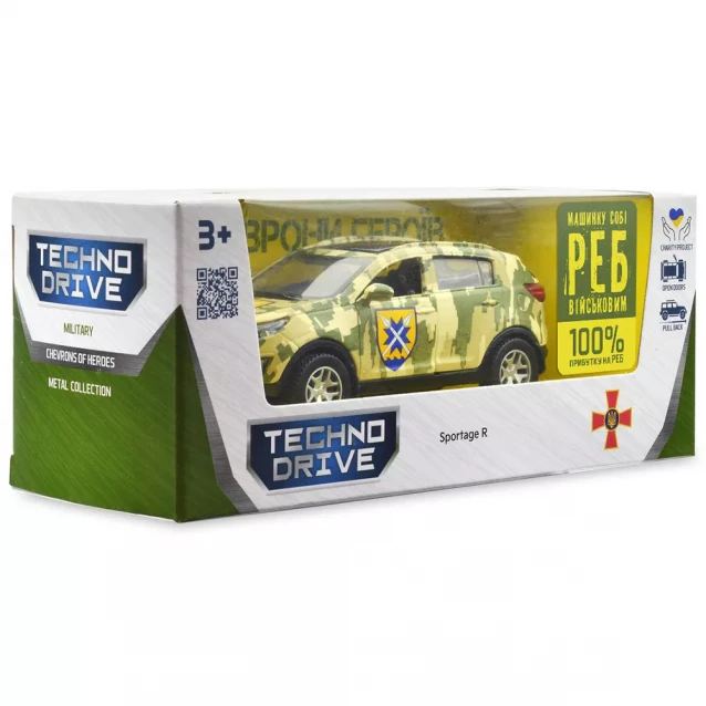 Автомодель TechnoDrive Шеврони Героїв Kia Sportage R 56 ОМПБр (250362M) - 15