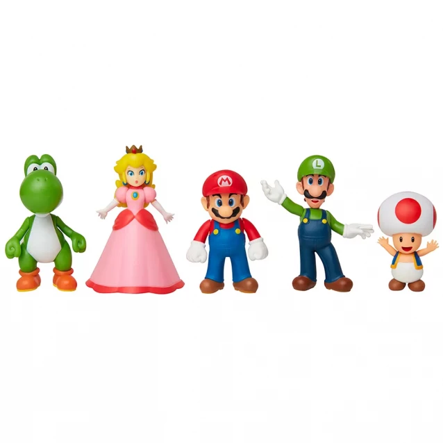 Набор фигурок Super Mario Марио и друзья 6 см (400904) - 2