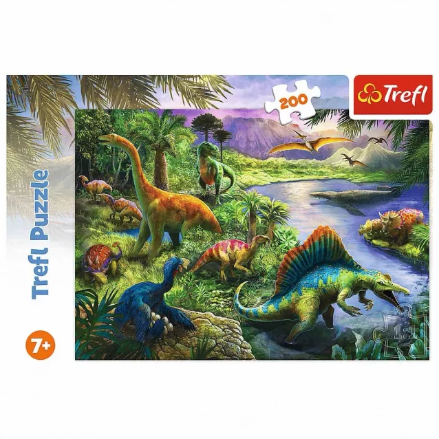 Пазли Trefl Хижі динозаври 200 ел (13281) - 2