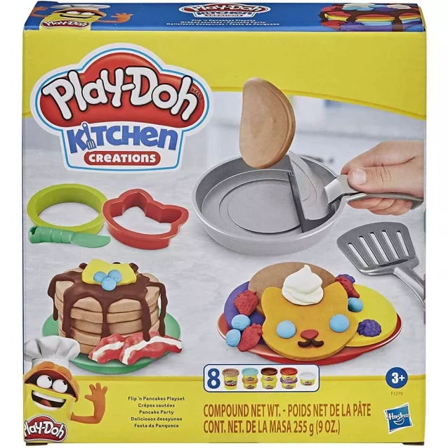 Набір для творчості з пластиліном Play-Doh Млинці (F1279) - 1