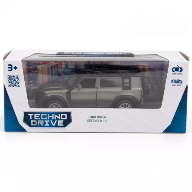 Автомодель TechnoDrive Land Rover Defender 110 зелена (250289) - 11