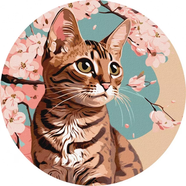 Набор для росписи Ideyka Очаровательный котенок d 39 см (KHO-R1012) - 1