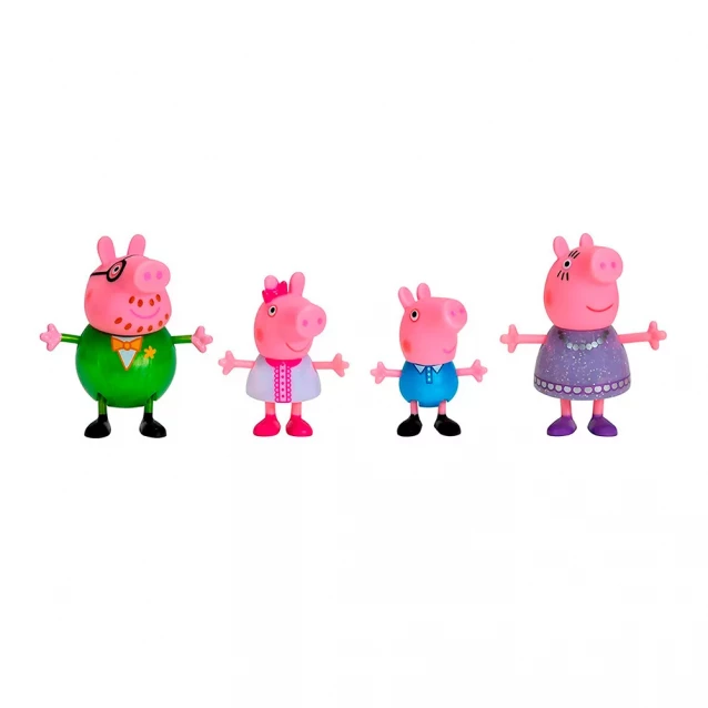 Набір фігурок Peppa Figurines Велика сім'я (PEP0770) - 1