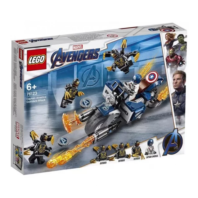 Конструктор LEGO Super Heroes Captain America: Outriders Attack (76123) - 1