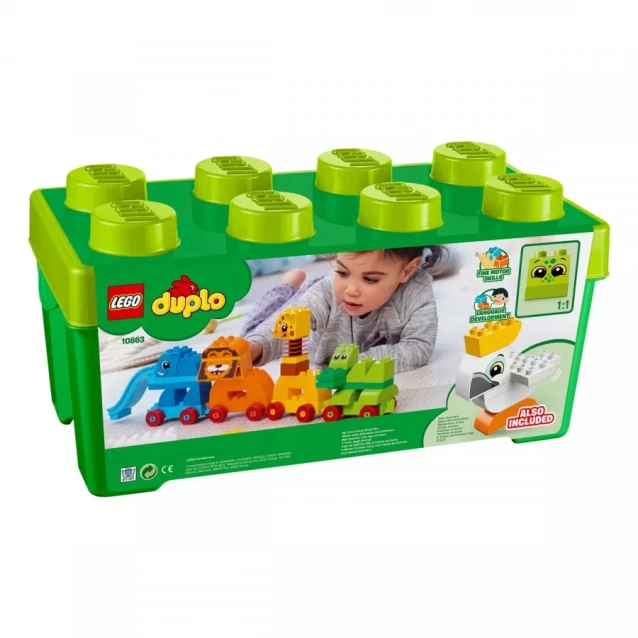 Конструктор Lego Duplo Коробка С Кубиками Мое Первое Животное (10863) - 1