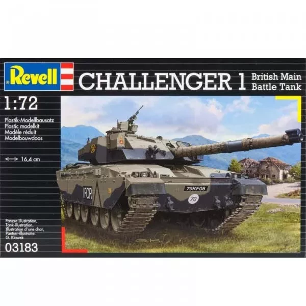 REVELL Танк 1983г.Великобритания Challenger I; 1:72; 4 уровень10+ - 1