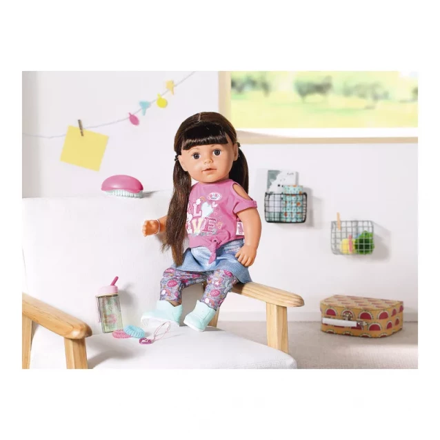 ZAPF кукла BABY BORN серии нежные объятия-стильная СЕСТРИЧКА (43 cm, с аксессуарами) - 8