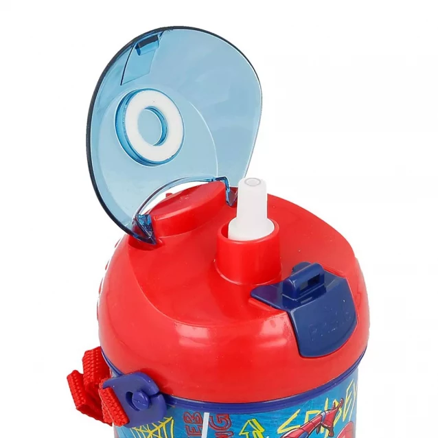 STOR Пляшка для подорожей дитяча STOR POP UP CANTEEN 450 ML | SPIDERMAN GRAFFITI Stor-37969 - 3