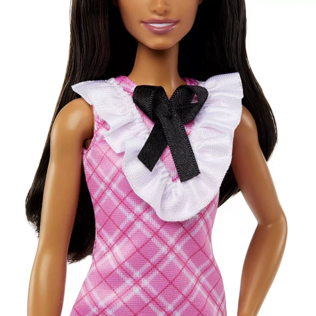 Кукла Barbie Модница в розовом платье с жабо (HJT06) - 4