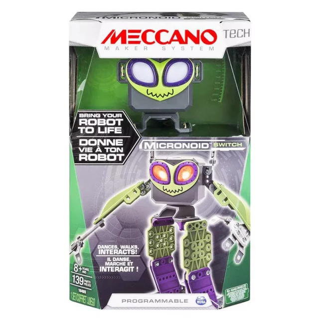 Іграшка конструктор Meccano арт 6027338/3 29*18*6 см, Micronoid Switch, 139 дет. у коробці - 1