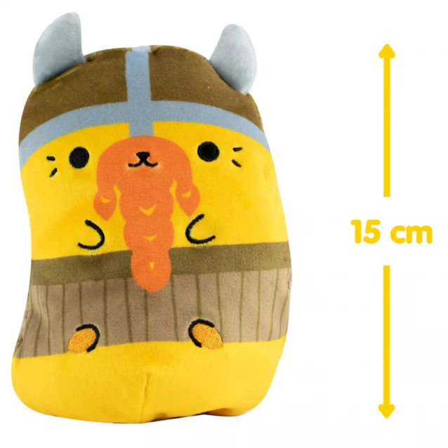 М’яка іграшка Cats Vs Pickles Котик та Огірок Вікінги 2 в 1 15 см (CVP2200-1) - 4
