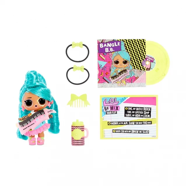 Набір із ляльками LOL Surprise! серії Remix Hairflip - Музичний Сюрприз (566960-А) - 13