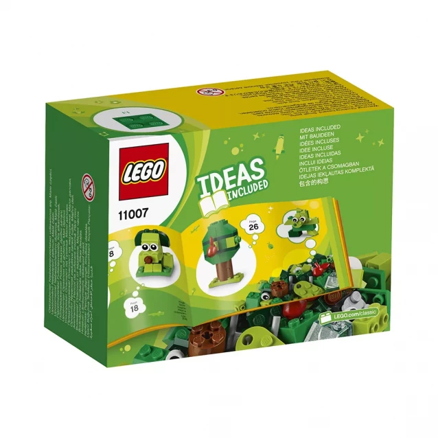 Конструктор LEGO Classic Зеленые Кубики Для Творчества (11007) - 6