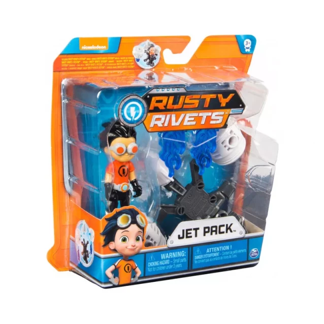 Rusty Rivets іграшковий набір, 3 фігурки в блістері, 3 види - 6