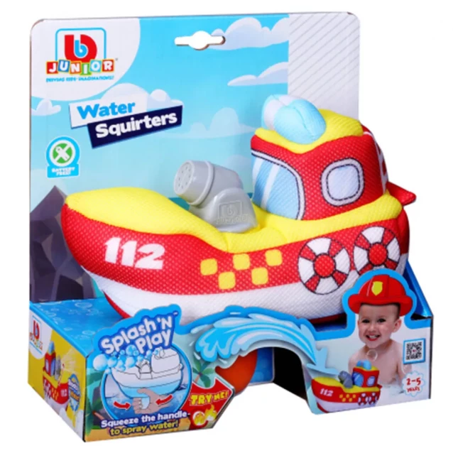 Іграшка для купання Bb Junior Water Squirters Пожежний човен (16-89061) - 3