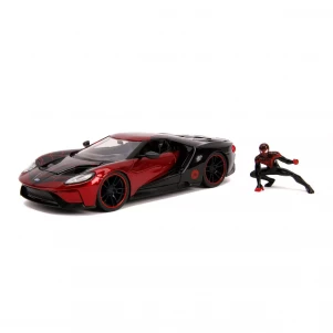 Автомодель Marvel Spider Man Ford GT 2017 із фігуркою 1:24 (253225008) дитяча іграшка