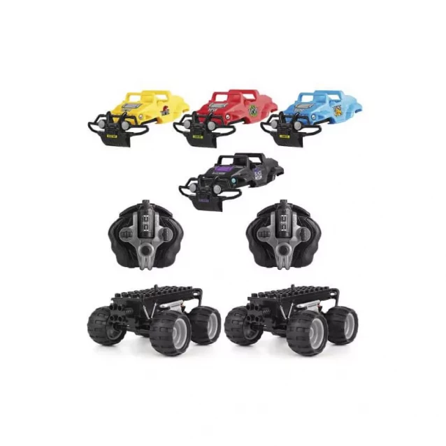 MONSTER SMASH-UPS Игровой набор CRASH CAR на р/у – БИТВА КОМАНД (2 модели, 4 корпуса, аккум.4.8V) - 4