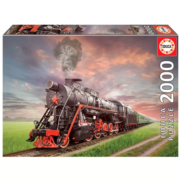 Паззл "2000" - Радянський потяг - 1