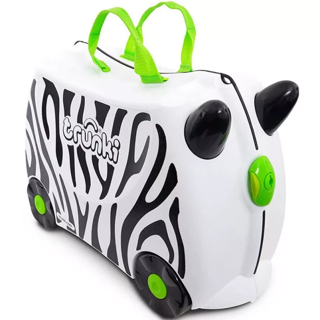 TRUNKI дитяча валіза для подорожей Zimba Zebra - 1