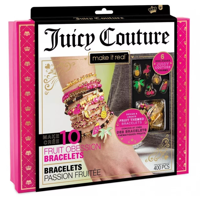 MAKE IT REAL Juicy Couture:Набір для створення шарм-браслетів «Фруктова пристрасть» - 1