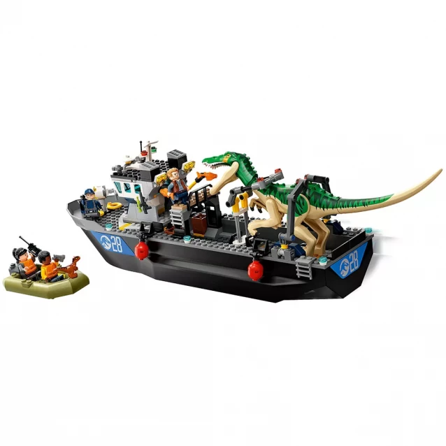 LEGO Конструктор Втеча динозавра барионіксана на човні 76942 - 7