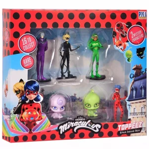 Набір фігурок-топерів Miraculous Леді Баг Делюкс 8в1 Серія 1 (MLB2070_B) дитяча іграшка