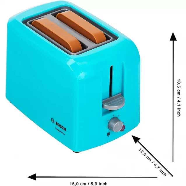 Іграшковий тостер Bosch бірюзовий (9518) - 3