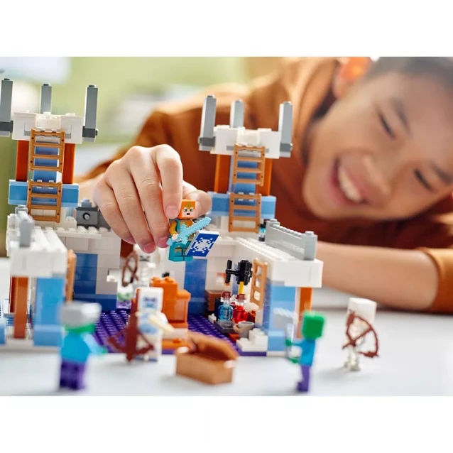 Конструктор LEGO Minecraft Крижаний замок (21186) - 9