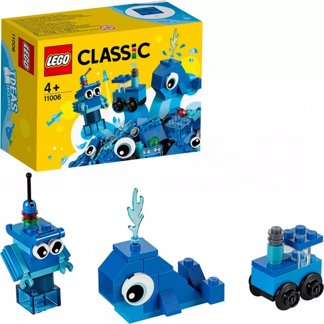 Конструктор Lego Classic Сині Кубики для творчості (11006) - 5