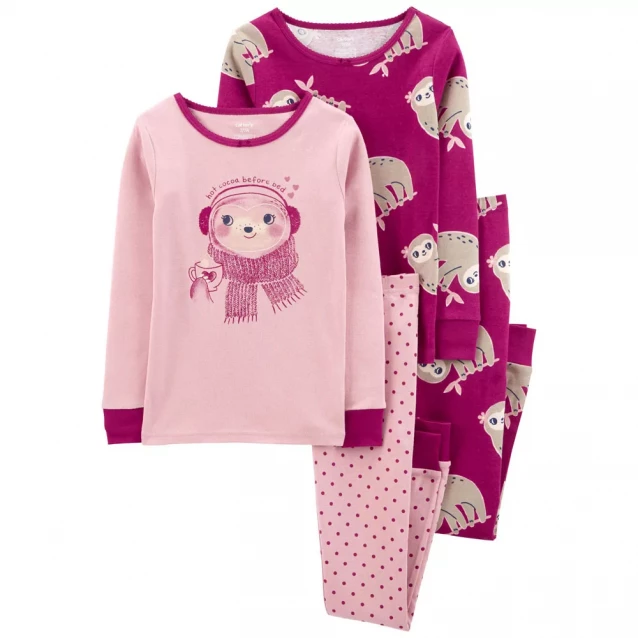Комплект пижам (2 шт.) Carter`s для девочки (122-131cm) (3M692910_7) - 1