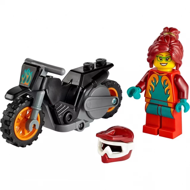 Конструктор LEGO City Stuntz Огненный каскадерский мотоцикл (60311) - 4
