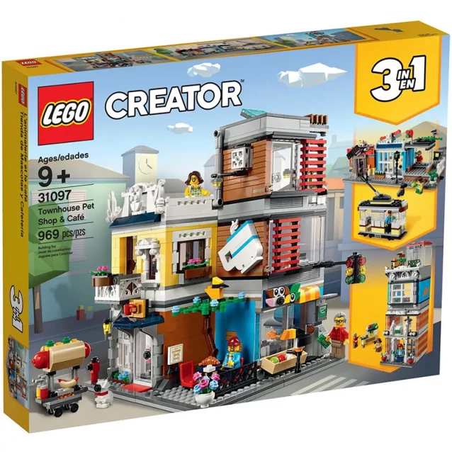 Конструктор LEGO Creator Зоомагазин и кафе в городе (31097) - 1