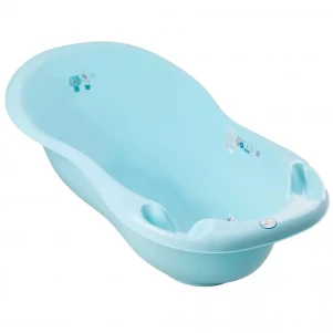 Ванночка для купання Tega Пес і Кіт зі зливом 102 см блакитний (PK-005ODPŁYW-101) для малюків