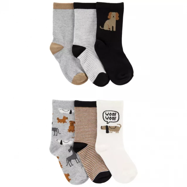 Шкарпетки Carter's для хлопчика 101-131 см 6 шт (3N110510_4-7) - 1