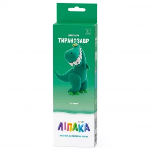 Пластилін Ліпака Динозаври: Тиранозавр (30073-UA01) дитяча іграшка