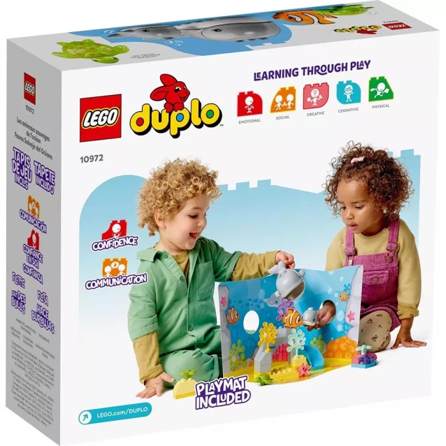 Конструктор Lego Duplo Дикі тварини океану (10972) - 2